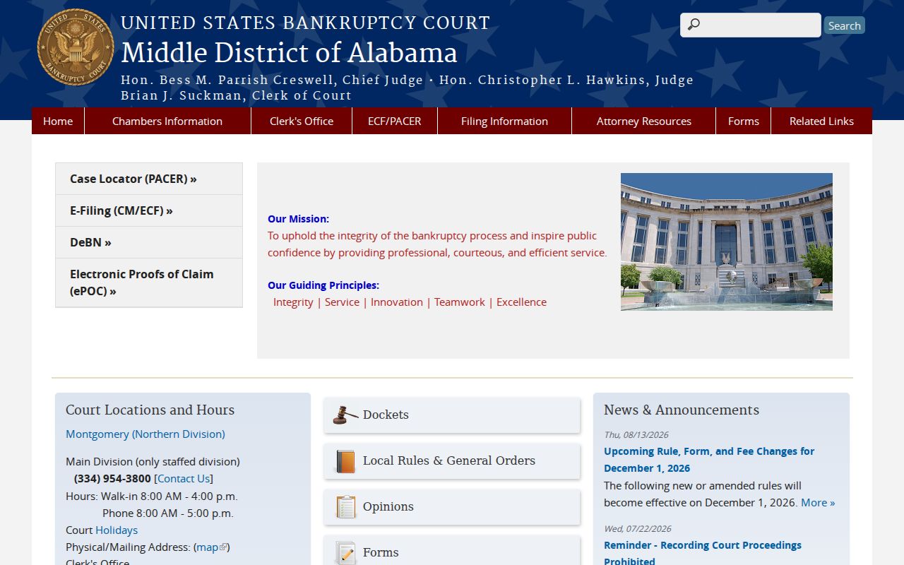 Camp Hill court docket compared with federal bankruptcy records